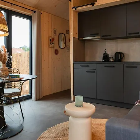 Luxe Tinyhouse Voor 2 Personen Met Hottub Tatil Evi *